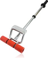 Handwals Large-Uitschuifbaar tot 68 cm-EPDM-Roller-Tapijt-Tapijtroller-Plaatmateriaal-Aandrukwals-Aandrukroller