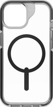Gear4 iPhone 15 Santa Cruz MagSafe hoesje (transparant, zwart)