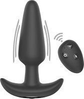 Playbird® - Talk Dirty small - anaal vibrator - zwart - vibrerende butt plug - spraakbediening - voice control