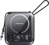 Joyroom 10000mAh Banque d'alimentation magnétique adaptée à Magsafe avec USB C - Zwart