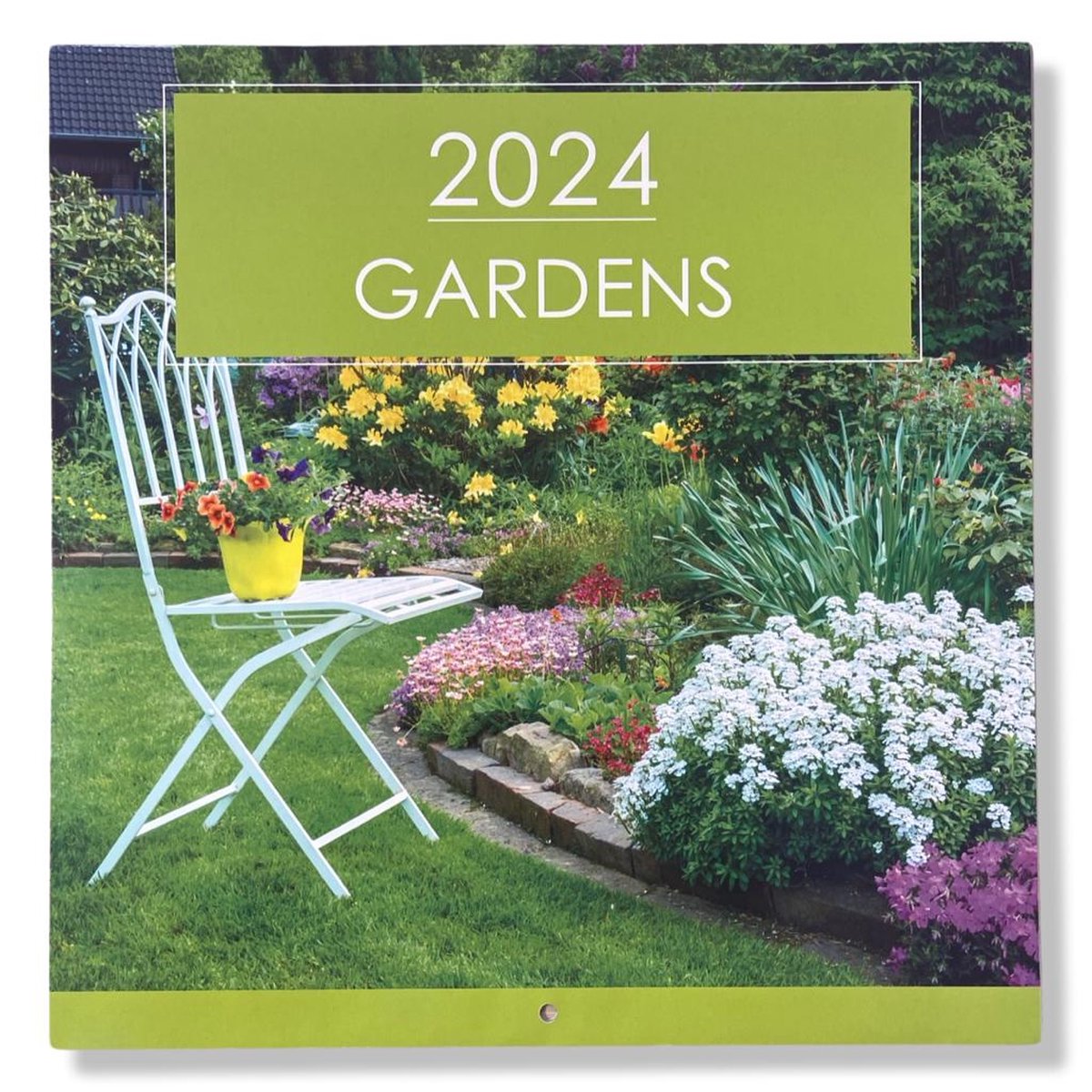 2024 Tuinen Maandkalender - 28x28,5cm - Plantenkalender - omslagkalender