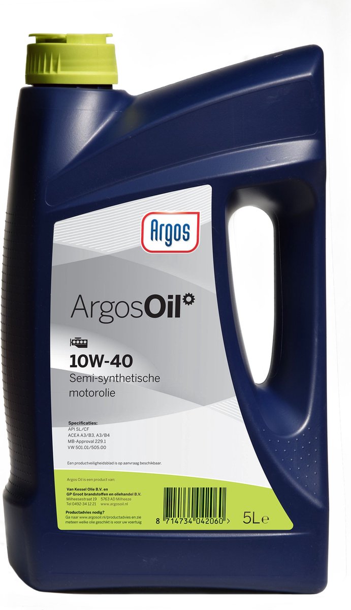 Argos Motorolie 5w40 - 5 liter