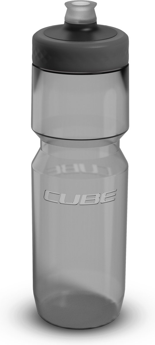 CUBE Waterfles Grip - Bidon - Grote schroefdop - BPA-Vrij -PP/HET - 0.75 Liter - Zwart