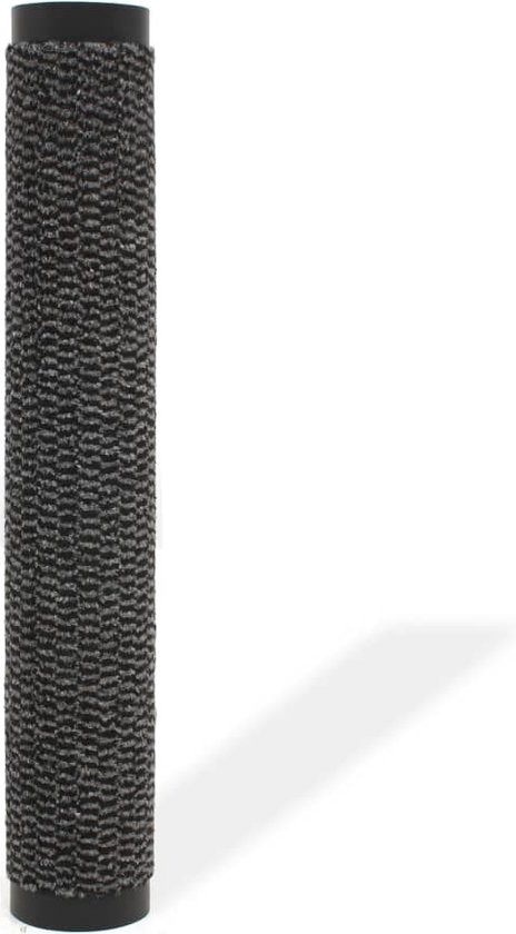 vidaXL-Droogloopmatten-2-st-rechthoekig-getuft-60x90-cm-antraciet