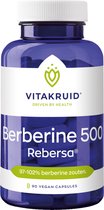 Vitakruid - Berberine 500 Rebersa 97-102% berberine zouten - 90 Vegetarische capsules