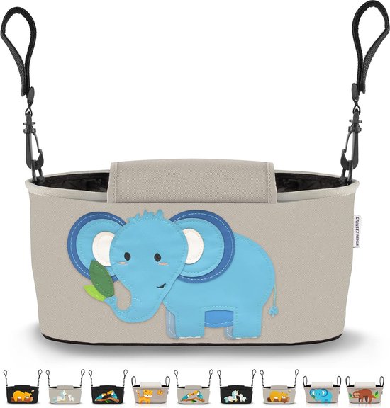 Hiseng Kinderwagen Organizer | Multifunktionale Tasche 35x15x11cm