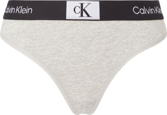 Calvin Klein string dames - Modern Thong - XS - Grijs