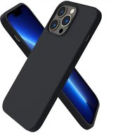 iPhone 15 Pro Hoesje Silicone zwart - iphone 15 Pro Hoesje Zwart Siliconen Case