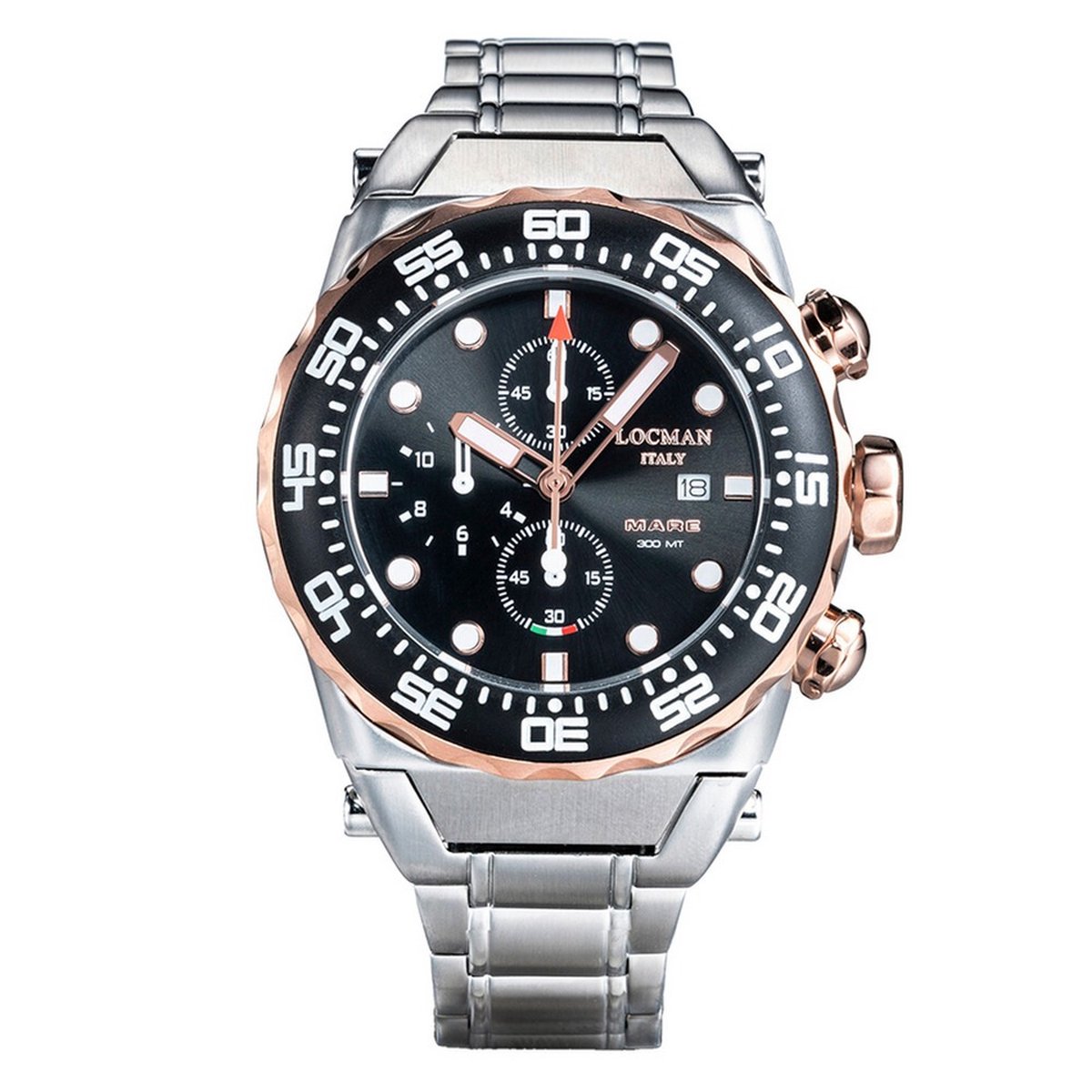 Locman - 0560M01R-0RBKRGB0 - Polshorloge - Heren - Quartz - Mare 300MT Chrono