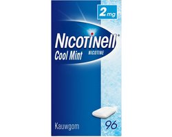 Nicotinell Kauwgom Cool Mint 2mg - 1 x 96 stuks