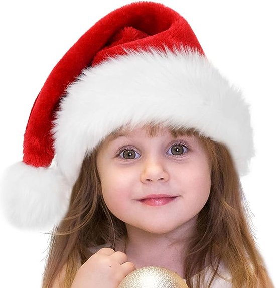 Fuleadture Santa Hat Bébé de Noël Enfants Épais 28x38cm