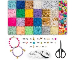 RICHLY® Creative Katsuki Kralen Set - inclusief E-BOOK - sieraden armbandjes maken meisjes & dames