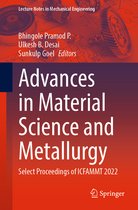 Lecture Notes in Mechanical Engineering- Advances in Material Science and Metallurgy