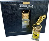 Musk dé Car Exclusive - Autoparfum hanger goud - Tobacco Vanille - Auto Geurverfrisser Parfum voor Dames en Heren