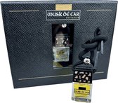 Musk dé Car Exclusive - Autoparfum hanger zwart - BLACK OPIUM- oriëntaal - bloemig - Auto Geurverfrisser Parfum voor Dames en Heren