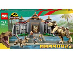 LEGO Jurassic World Jurassic Park Bezoekerscentrum: T. rex & raptor aanval Set - 76961