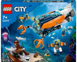 foto van LEGO City Duikboot voor Diepzeeonderzoek Onderwater Set - 60379