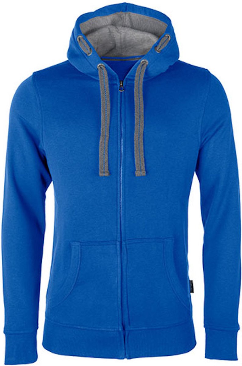 Men´ Hooded Jacket met ritssluiting Royal 4XL Blauw