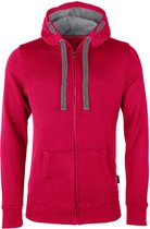 Men´s Hooded Jacket met ritssluiting Raspberry - 3XL