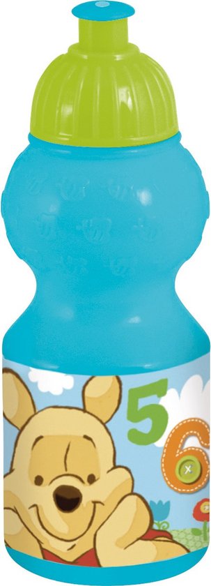 Bouteille d'eau pop-up Campus 500 ml - blue