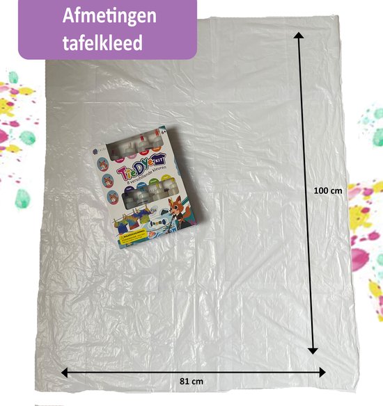 CREACOL Tie Dye Kit – 8 Kleuren 120 ml – Tie Dye Set – Knutselen Meisjes - 36+ Projecten