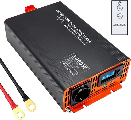 VEVOR Invertitore Onda Sinusoidale Pura 3000W | 24V A 230V | Con Telecomando Per Camper E Solar - Foto 9