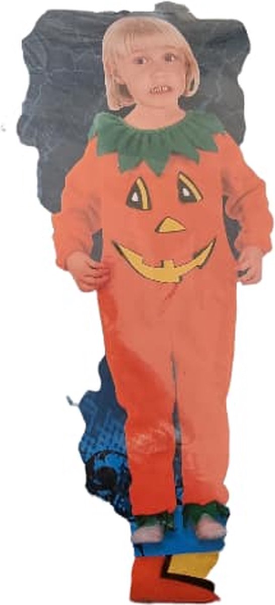 Verkleedset Pompoen 4-6 jaar, Halloween
