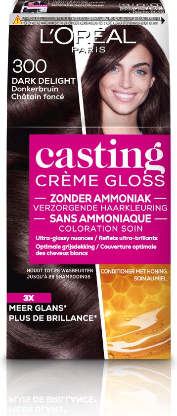 L'Oréal Paris Casting Crème Gloss Haarverf - 300 Donkerbruin