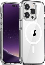 Mobiq - Schokbestendige MagSafe Case iPhone 15 - transparant