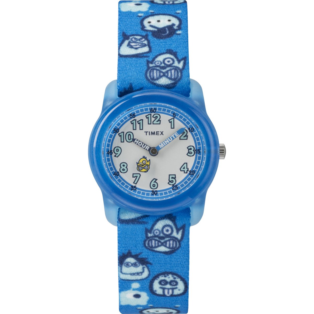 Timex Time Teacher TW7C25700 Horloge - Textiel - Blauw - Ø 28 mm