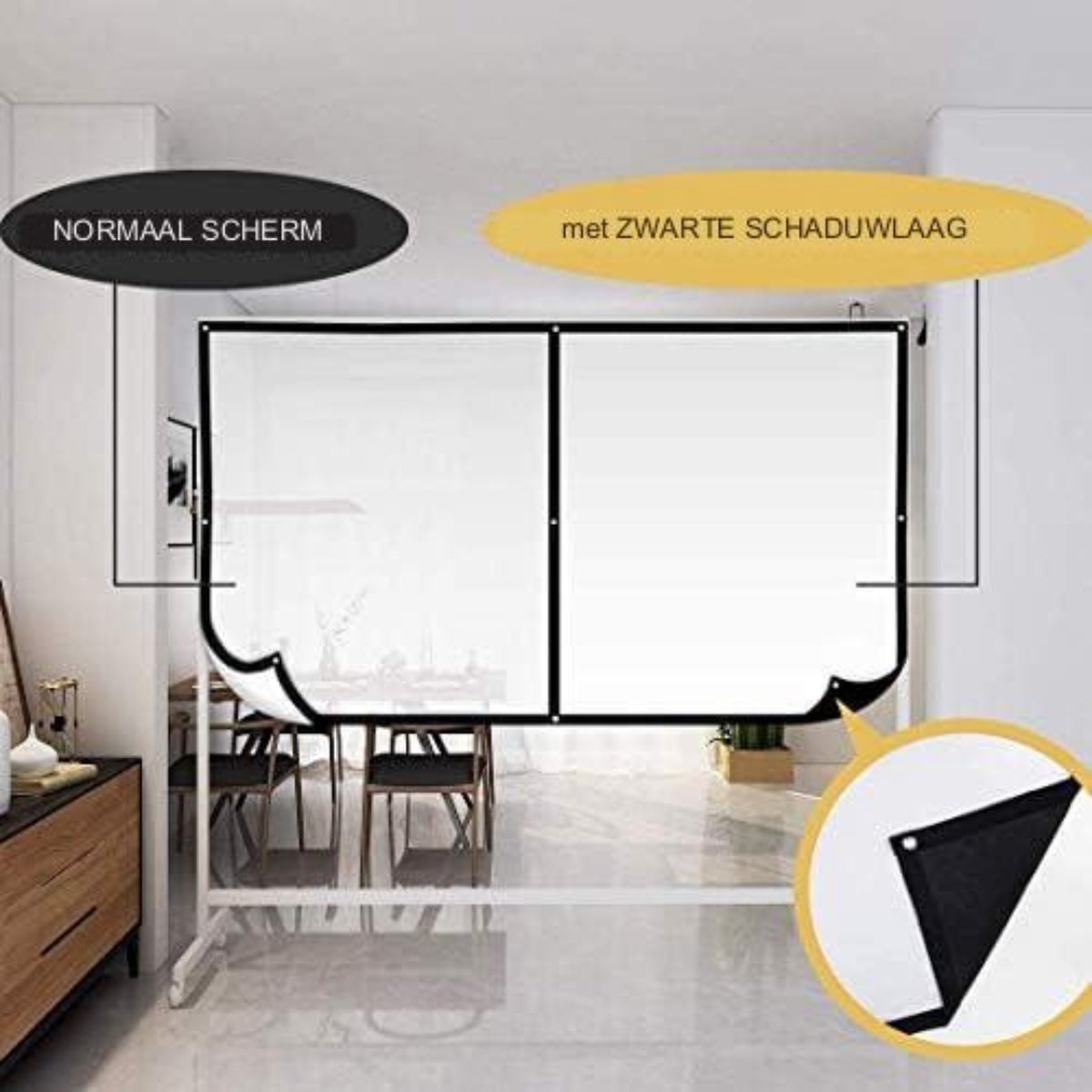 Beamer Scherm - Projectiescherm - Wit