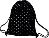 Bertoni - Sac de sport / sac à chaussures - impression couleur (noir) - imperméable - 39x47 cm