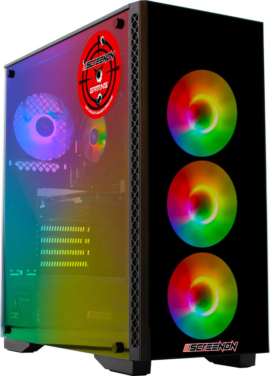 ScreenON - Ryzen 5 - 240GB M.2 SSD + 1TB HDD - RTX 3050 - GamePC.T46187