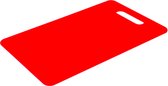 Excellent Houseware snijplank - rood - kunststof - 38 x 28 cm