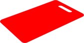 Excellent Houseware snijplank - rood - kunststof - 34 x 24 cm