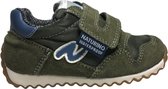 Naturino Waterproof - Sammy - Mt 21 - velcro blauwe logo warme sportieve lederen sneakers - groen