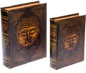 Denza - Opberg box buddha BK37L2800 boekendoos - opbergdoos - decoratie - vintage - deco - decoratieve boeken - doos boek - kasboek - dozen - kluizen boek - kist - decoratief