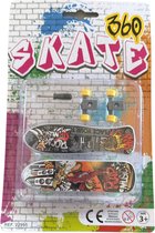 Set 2 stuks Vinger skateboard - Micro skateboard - Mini Skateboard - Kinderspeelgoed - Verschillende motieven skateboards