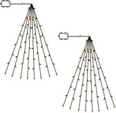 Star Trading Baummantel Fairy Lights Buitenaccu | LED-boomjas | lichte boomketting set van 2 | Kerstboomverlichting | Lichtketting kerstboom | Kerstboomverlichting op batterijen