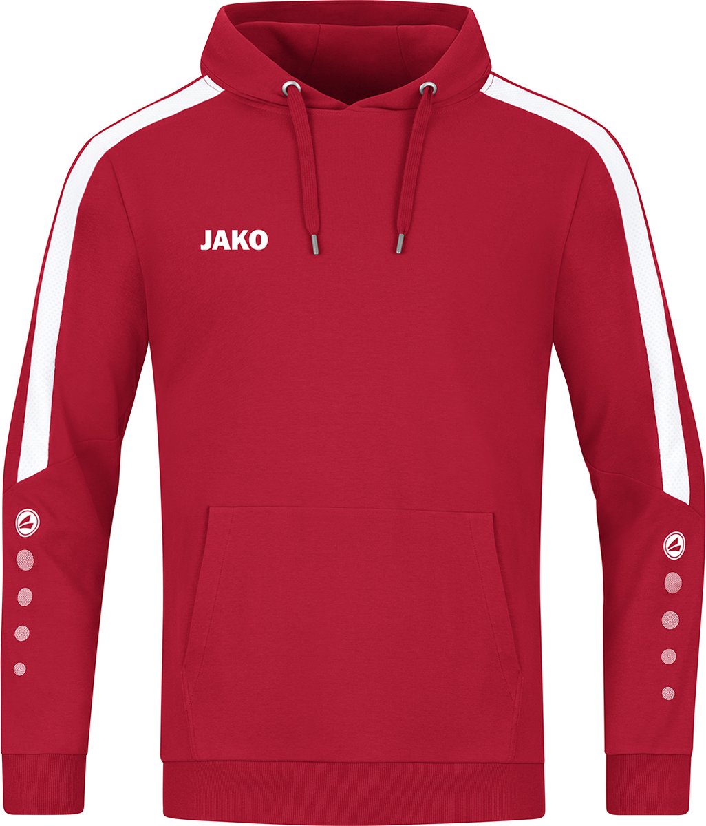 Jako Power Sweater Met Kap Kinderen - Rood | Maat: 140