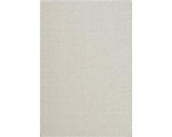 the carpet Boho Natur Wool Handgeweven wollen tapijt in natuurlijke Scandinavische boho-look, handgemaakt voor een unieke stijl, 200x290