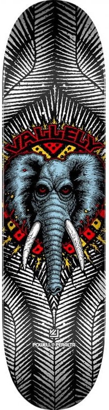 Powell Peralta Vallely Elephant 8.0 Gray Skateboard