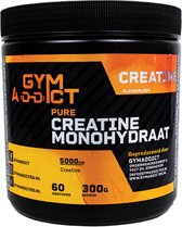 GymAddict - Creatine Monohydraat - Poeder - Energie - Spierherstel - After workout - Pre Workout - Nutrition - Voedingsupplementen - Gym - Healthy - Gezondheid