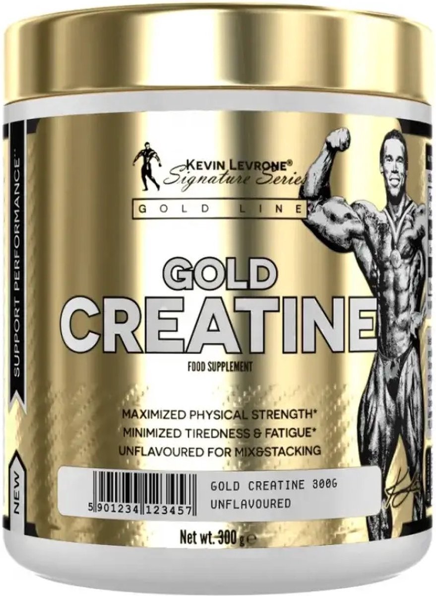 Goedkoopste Kevin Levrone - Gold Creatine - Creatine monohydraat - Zonder smaak - 300g - 60 porties TR