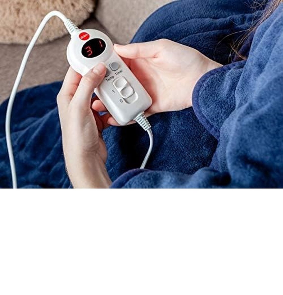 Elektrische Deken 120x160cm met 9 Verwarmingsniveaus - afbeelding 3