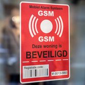 GSM Beveiligingssticker - Set van 2 - 7,5 x 5,2 cm