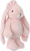Bukowski pluche konijn knuffeldier - lichtroze - staand - 30 cm - Luxe kwaliteit knuffels