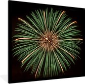 Photo en cadre - Cadre photo Fireworks noir sans passe-partout 40x40 cm - Affiche sous cadre (Décoration murale salon / chambre)