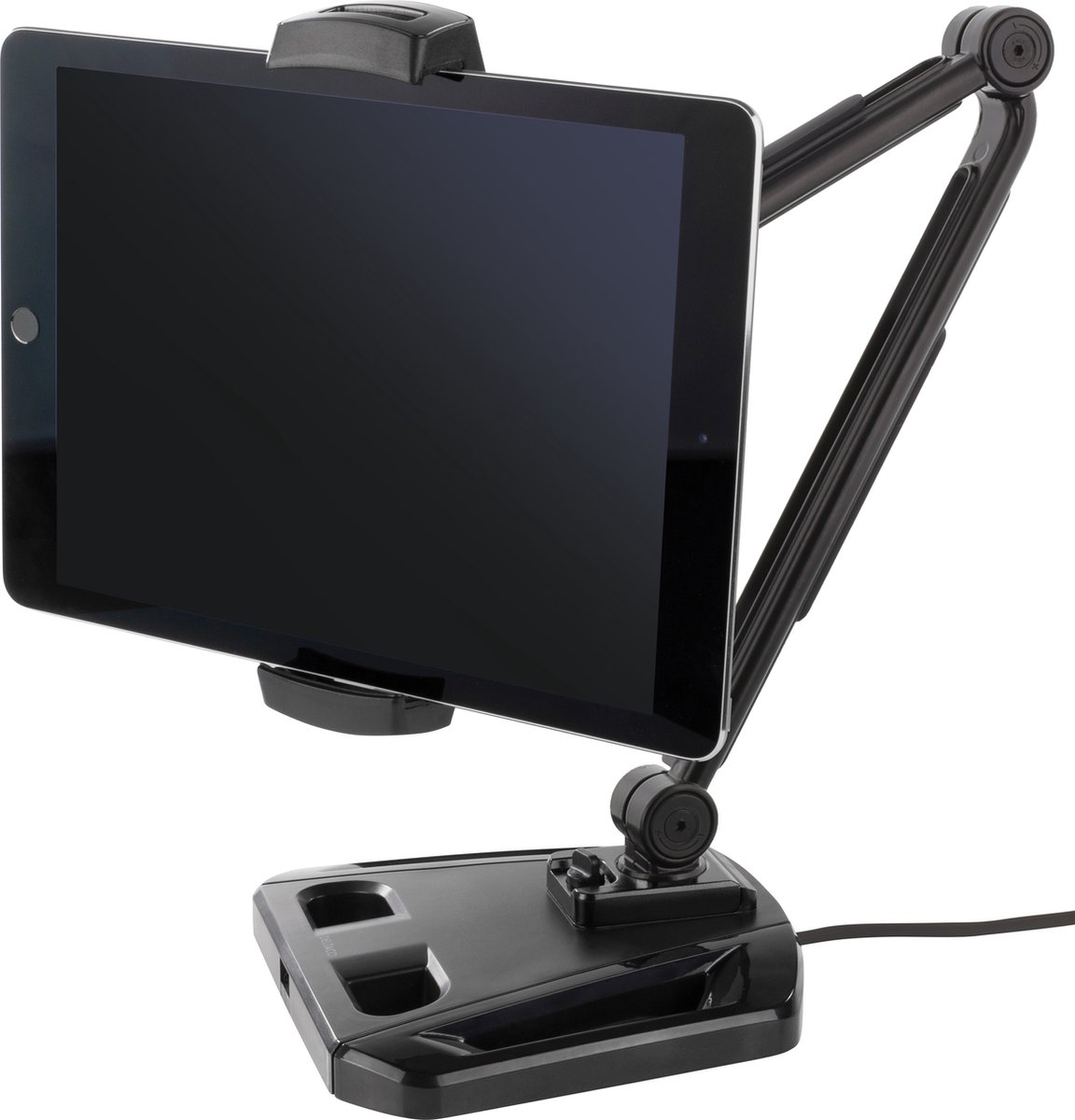 Deltaco ARM-256 Universele 4-12 inch Smartphone/Tablet Houder ARM-256 - 360° Draaibaar - Zuignap - Zwart