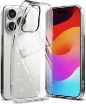 Geschikt voor Ringke Air Apple iPhone 15 Pro Max Hoesje Flexibel TPU Glitter Clear